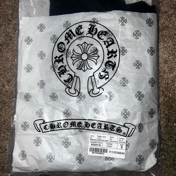 Chrome Hearts Black Tee with Multicolor Crosses - Picture 2 of 4